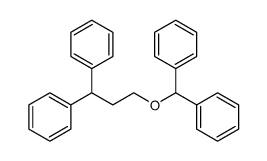 benzhydryl 3,3-diphenylpropyl ether结构式
