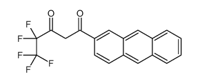 1-anthracen-2-yl-4,4,5,5,5-pentafluoropentane-1,3-dione Structure