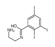 N-(2-aminoethyl)-2,3,5-triiodobenzamide结构式