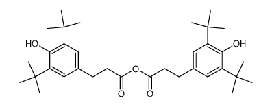 β-(4-hydroxy-3,5-di-tert-butylphenyl) propionic acid anhydride Structure