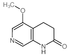 5-甲氧基-3,4-二氢-1,7-萘啶-2(1h)-酮结构式