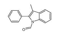 3-methyl-2-phenylindole-1-carbaldehyde Structure