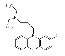 氯丙沙嗪结构式