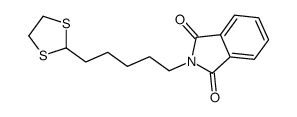2-[5-(1,3-dithiolan-2-yl)pentyl]isoindole-1,3-dione结构式