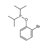 (2-bromophenoxy)-di(propan-2-yl)phosphane结构式