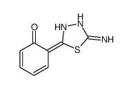 Phenol, 2-(5-amino-1,3,4-thiadiazol-2-yl)- Structure