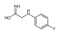 2-[(4-fluorophenyl)amino]acetamide结构式