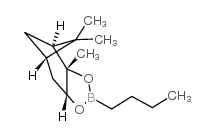 正丁基硼酸(1S,2S,3R,5S)-(+)-2,3-蒎烷二醇酯结构式