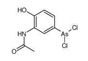 acetic acid-(5-dichloroarsino-2-hydroxy-anilide) Structure