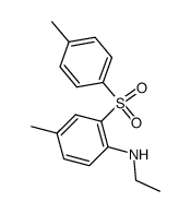 N-ethyl-4-methyl-2-(toluene-4-sulfonyl)-aniline Structure