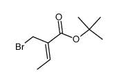t-butyl (Z)-2-bromomethyl-2-butenoate Structure