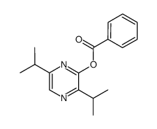 3,6-diisopropylpyrazin-2-yl benzoate结构式