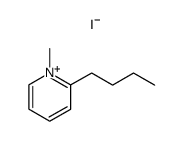 N-methyl-2-butyl-pyridinium iodide结构式