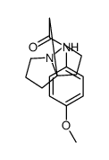 2-(1,2,3,5,6,7-hexahydropyrrolizin-8-yl)-N-(4-methoxyphenyl)acetamide结构式
