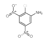 Benzenamine,2-chloro-3,5-dinitro-结构式