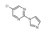 5-BROMO-2-(1H-IMIDAZOL-1-YL)PYRIMIDINE structure