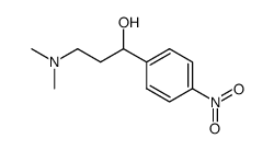 3-dimethylamino-1-(4-nitro-phenyl)-propan-1-ol Structure