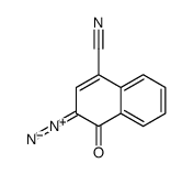 4-cyano-2-diazonionaphthalen-1-olate Structure