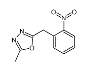2-methyl-5-[(2-nitrophenyl)methyl]-1,3,4-oxadiazole Structure
