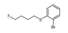1-溴-2-(4-氟-丁基磺酰基)-苯结构式