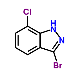 3-Bromo-7-chloro-1H-indazole structure