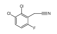 2,3-DICHLORO-6-FLUOROPHENYLACETONITRILE structure