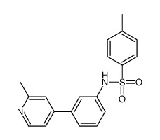 4-methyl-N-[3-(2-methylpyridin-4-yl)phenyl]benzenesulfonamide Structure