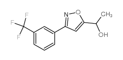 5-(1-羟基乙基)-3-(3-三氟甲基)-异噁唑结构式