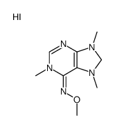 N-methoxy-1,7,9-trimethyl-1,8-dihydropurin-1-ium-6-imine,iodide结构式