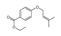 ethyl 4-(3-methylbut-2-enoxy)benzoate结构式