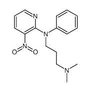 N,N-dimethyl-N'-(3-nitropyridin-2-yl)-N'-phenylpropane-1,3-diamine Structure
