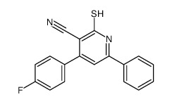 4-(4-fluorophenyl)-6-phenyl-2-sulfanylidene-1H-pyridine-3-carbonitrile Structure