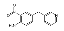 2-nitro-4-(pyridin-3-ylmethyl)aniline结构式