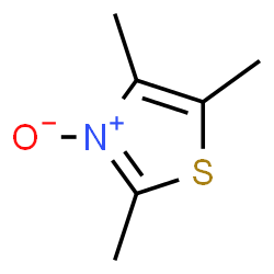Thiazole,2,4,5-trimethyl-,3-oxide structure