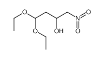 4,4-diethoxy-1-nitrobutan-2-ol Structure
