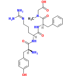 (D-ARG2,SAR4)-DERMORPHIN (1-4)结构式