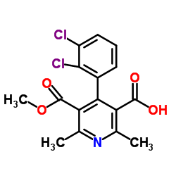 丁酸氯维地平杂质H152/66结构式