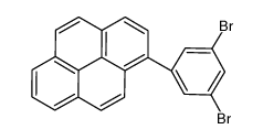1-(3,5-dibromophenyl)pyrene Structure