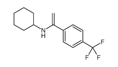 Benzenemethanamine, N-cyclohexyl-α-methylene-4-(trifluoromethyl) Structure
