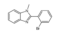 2-(2-BROMOPHENYL)-1-METHYL-1H-BENZO[D]IMIDAZOLE结构式