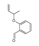 2-[(1-甲基-2-丙烯-1-基)氧基]苯甲醛结构式