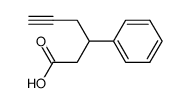 3-phenyl-5-hexynoic acid Structure