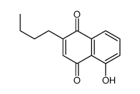2-butyl-5-hydroxynaphthalene-1,4-dione结构式