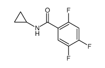 Benzamide, N-cyclopropyl-2,4,5-trifluoro- Structure