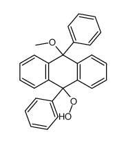 10-methoxy-9,10-diphenyl-9,10-dihydro-[9]anthryl hydroperoxide结构式