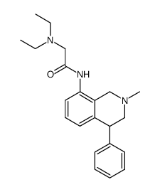 2-(diethylamino)-N-(2-methyl-4-phenyl-1,2,3,4-tetrahydroisoquinolin-8-yl)acetamide Structure