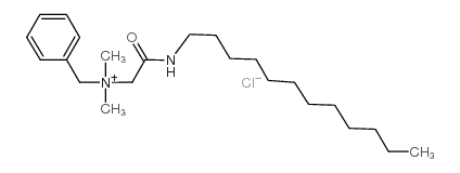 benzyl[2-(dodecylamino)-2-oxoethyl]dimethylammonium chloride structure