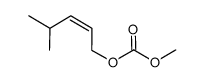(Z)-4-methyl-2-penten-1-yl methyl carbonate结构式