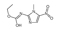 ethyl N-(1-methyl-5-nitroimidazol-2-yl)carbamate结构式