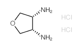 (3R,4S)-四氢呋喃-3,4-二胺二盐酸盐结构式